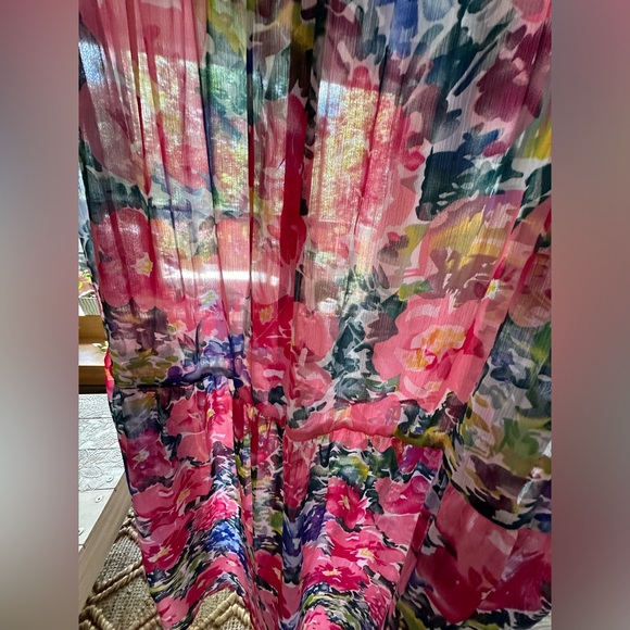 Sheer Floral Maxi Dress by Stop (M) - Picture 2 of 8